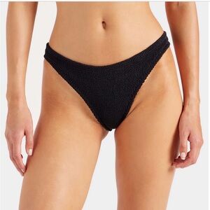 Hunza G Black Classic Bikini Bottom